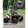 12V Kids Ride On Car, 4 Wheeler Electric ATV Ride On Toys for Kids Ages 37-95 Months with 5MPH Max Speed, Remote Control, Treaded Tires - 4 of 4