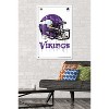 Trends International NFL Minnesota Vikings - Drip Helmet 20 Framed Wall Poster Prints - 2 of 4