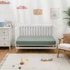 Muslin Fitted Crib Sheet, Extra Soft 100% Muslin Cotton Crib Sheets for Standard Crib and Toddler Mattresses by Comfy Cubs - 2 of 4