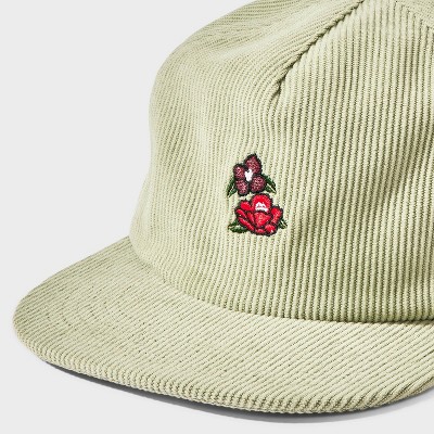 Men's Flowers Baseball Hat - Goodfellow & Co Green - image 4