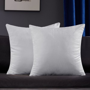 Deconovo Velvet Throw Pillow Covers, 2-Pack – Cover Only, Soft Feel - 1 of 4