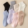 Anna-Kaci Women's 3-Pack Non-Slip Plush Fuzzy Ankle Socks with Grips and Soft Cozy Texture - 4 of 4