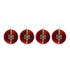 Melrose Jeweled Snowflake Ball Ornament (Set of 4) - 3 of 3