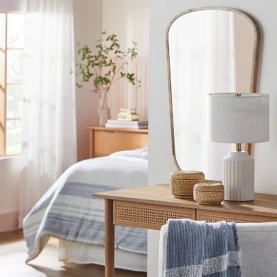 Natural Rattan Round Storage Basket with Lid