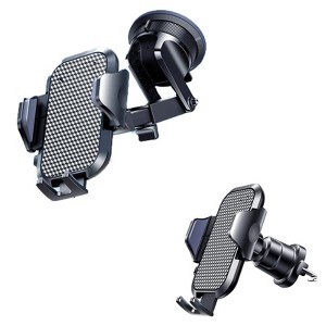 Itopfox Ultimate Car Phone Mount with Strongest Suction & Military-Grade Safety Certs, Holder for Dashboard Windshield Vent iPhone 16 Pro Max Samsung - 1 of 4