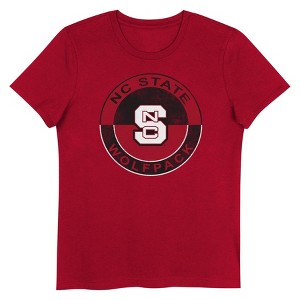 NCAA NC State Wolfpack Girls' Crew Neck T-Shirt - 1 of 1