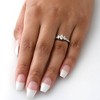 Pompeii3 1ct 3-Stone Marquise Diamond Engagement Ring 14K White Gold - 4 of 4