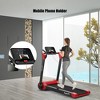SuperFit 2.25HP Folding Electric Motorized Treadmill w/  Speaker White\Black\Blue - 3 of 4