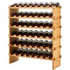 GustoWave Freestanding Wine Racks, Wine Holder Stand for Kitchen, Living Room, Natural - 2 of 4