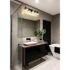 Lauren 5-Light Modern Vanity Wall Light - Steel, Dimmable, Damp Rated, 39" Wide - 4 of 4