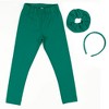 The Pink Picket Fence Girls’ Cotton Leggings with Coordinated Scrunchie and Headband - 2 of 2