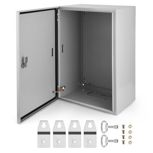 Garvee NEMA Weatherproof Electrical Box, NEMA 4X Enclosure with Lock & Mounting Plate, Steel Junction Box for Indoor/Outdoor - 1 of 4