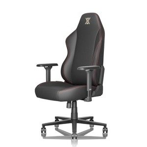 NicBex PU Adjustable Ergonomic Office Chairs with Lumbar Support and Flip-up Armrests for Gaming Work Study,Black - 1 of 4