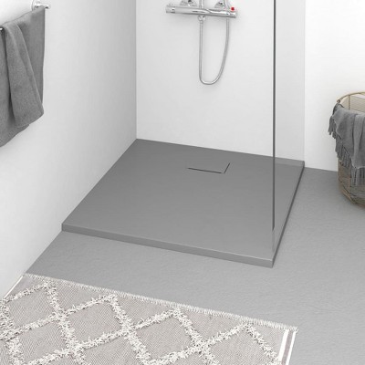 VidaXL Shower Base Tray SMC Gray 35.4 in.x31.5 in.