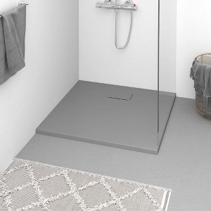 VidaXL Shower Base Tray SMC Gray 35.4 in.x31.5 in. - 1 of 4