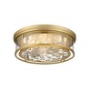 Clarion 4-Light Flush Mount Light - Dimmable Glass Shade, 20.75" for Any Room - 2 of 4