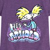 Girls' - Hey Arnold! - Airbrush Arnold Fitted Short Sleeve Graphic T-Shirt - 2 of 4