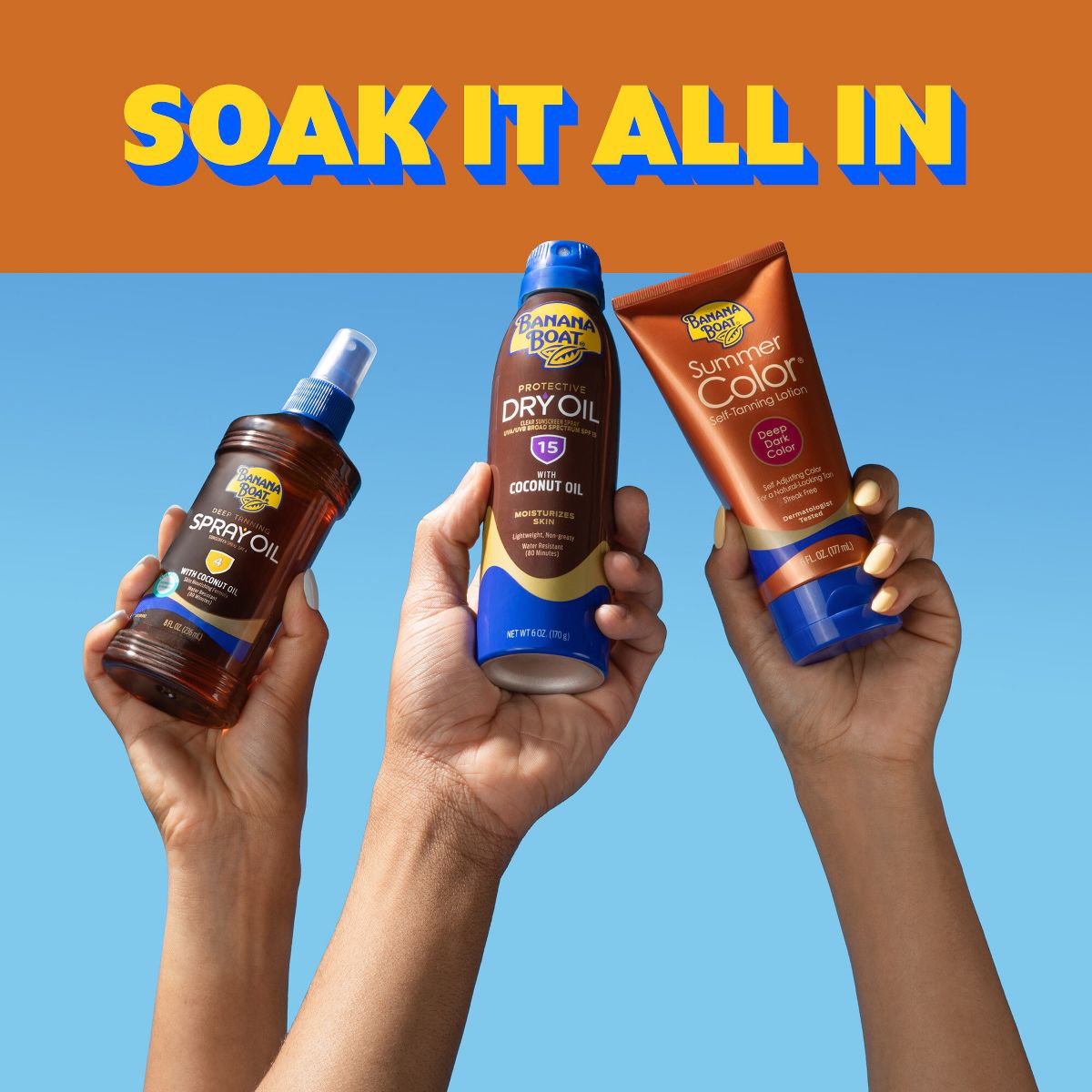 Banana Boat Deep Tanning Oil Sunscreen Pump Spray - SPF 4 - 8oz - thumbnail 6