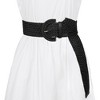 Allegra K Women's Wide Woven Waist Belts Braided Belts for Dress Chunky Buckle 23.62-35.43" - 4 of 4