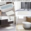 Bath Mat, Non - Slip Diatomaceous Earth Shower Mat, Quick - Drying, Easy to Clean, 24''*16'' White - 4 of 4