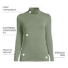 Lands' End Women's Lightweight Jersey Skimming Long Sleeve Turtleneck - 4 of 4