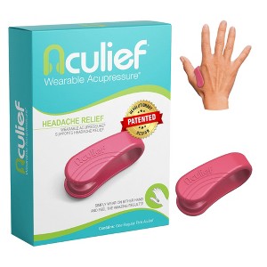 Aculief Aculief - Award Winning Natural Headache, Migraine, Tension Relief Wearable - 1 Pack (Regular, Pink) - 1 of 4