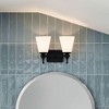 Kichler Lighting Cosabella 2 - Light Vanity in  Black - 4 of 4