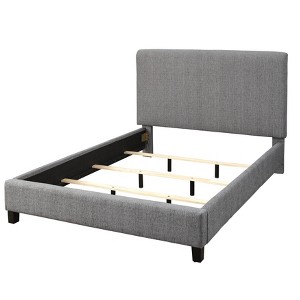 Queen Emery Upholstered Bed Frame - Lifestorey - 1 of 4