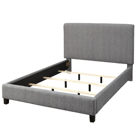 Queen Emery Upholstered Bed Gray, Monroe Ii Upholstered King Bed Instructions