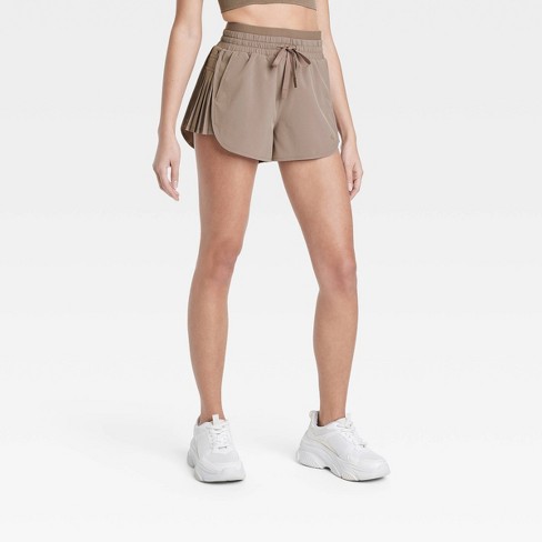 Women's Flex Woven High-rise Shorts 3 - All In Motion™ Taupe Xl : Target