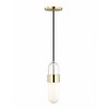 Mitzi Emilia 1 - Light Pendant in  Polished Brass Clear Shade - 4 of 4