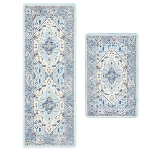 BAGOKIE Anti Fatigue Kitchen Mat Set of 2 - 1 of 4
