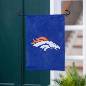 Evergreen NFL Denver Broncos Garden Applique Flag 12.5 x 18 Inches Indoor Outdoor Decor - 1 of 1