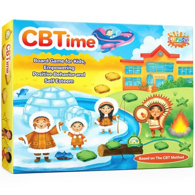 Lupash Games CBTime Kids Therapy Board Game, 2-5 Players