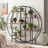 Hommoo Round 5-Tier Metal Bookshelf - 4 of 4