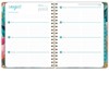 Global Printed Products Hardcover AY 2025-2026 Fashion Planner - 8.5"x11" (Teal Floral) - 4 of 4