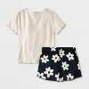 Girls' 2pc Short Sleeve Pajama Set - Cat & Jack™ - 2 of 4