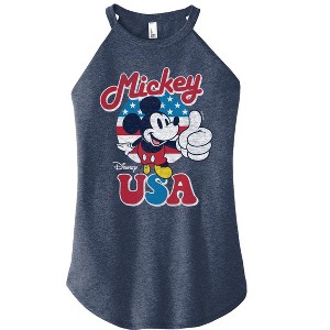 Women's - Disney - Americana Graphic High Neck Tank - 1 of 3