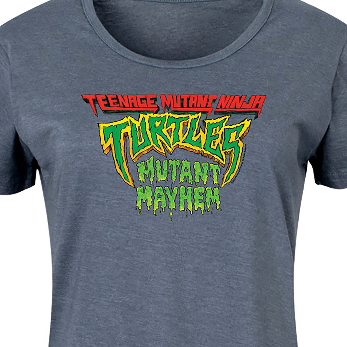 Women's - Teenage Mutant Ninja Turtles - Movie Logo Graphic T-shirt Dress - thumbnail 2