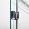 Glass Display Cabinet With Lockable Doors 4 Shelves Floor Standing Storage Case - 4 of 4