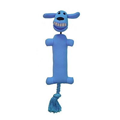 Multipet Loofa Launcher Plush Dog Toy Blue