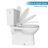 Round Toilet Seat with Toddler Seat Built in, Potty Training Toilet Seat Round Fits Both Adult and Child, with Slow Close and Magnets - 2 of 4