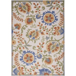 Nourison Aloha Floral Textured Outdoor Area Rug - 1 of 4