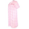 JEFFRICO House Dresses for Women with Pockets - Lightweight Breathable Short Sleeve Muumuu & Nightgowns - Zipper Front Housecoat and Dusters - 3 of 4