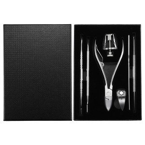 Unique Bargains 1 Set Nail Clippers Set Professional Nail Clipper Kit for Travel or Home Silver Tone Stainless Steel - 1 of 4