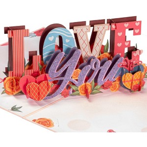 Paper Love 3D Pop Up Card - 1 of 4