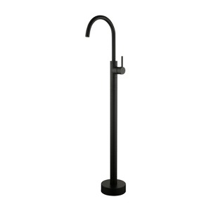 Cobbe Floor Standing Tub Faucet Single Handle Standing Shower Faucet with Handheld Shower Swivel Spout and 59-Inch Hose Matte Black - 1 of 4