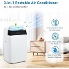 14000BTU Portable Air Conditioner,3-in-1 AC Unit with Dehumidifier & Fan for Rooms Up to 750 Sq.Ft,54dB Ultra Quiet, Remote Control - 3 of 4