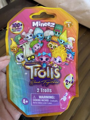 Trolls Band Together Mineez 1.5 inch Collectible Figures 2 Pack, 100+ Figs  to Collect, Ages 3+ 