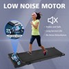 Dexmalle Walking Treadmill, Walking Pad Machine with LED Monitor and Remote Control for Home Gym,Black - 3 of 4
